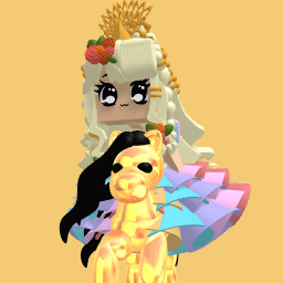 princess riding horse