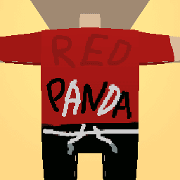 Red panda top and leggings