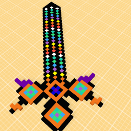 終極付魔黑龍彩色劍