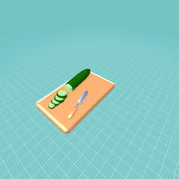 Cucumber cutting board