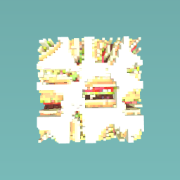 Hamburgers and hotdogs