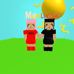 Me and lexi on minecraft