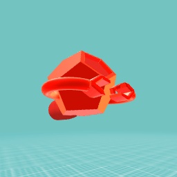 A red space vacume clener