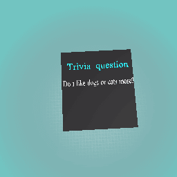 Trivia question