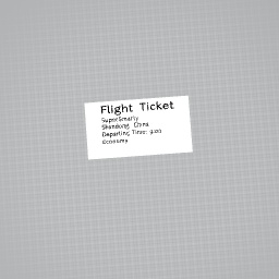 Flight Ticket