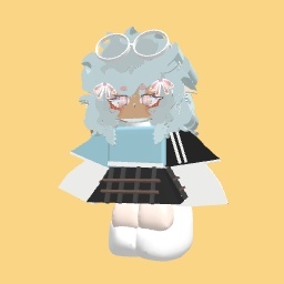 Cute blue themed elf