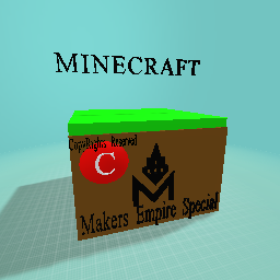 Minecraft Grass Block | Makers Empire Special