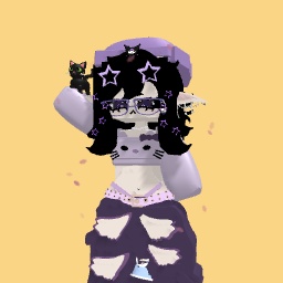 Purple outfit