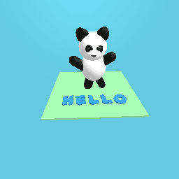 Hello little panda