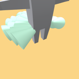 Cute fluffy train