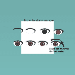 How to draw an eye?