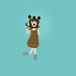 Freddy but female and hooman