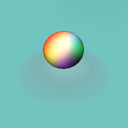 Rainbow Bowling Ball