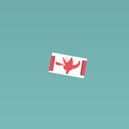 Canada flag with weird middle