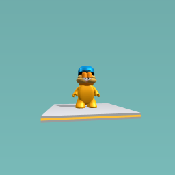 The orange cat