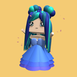 blue girl