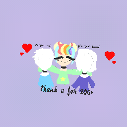 thank u for  200+