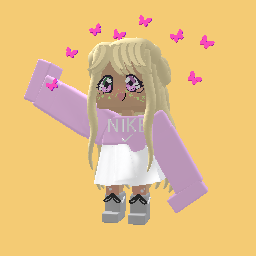 Cute butterfly girl (blush)