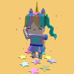rainbow  unicorn girl 🦄