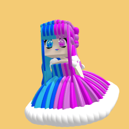 pink and blue girl
