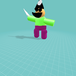 Pirate Baldi With A Knife