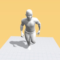 A runing person