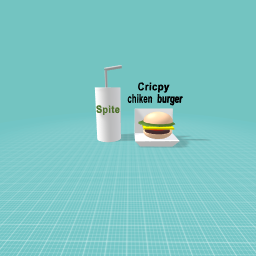 Cricpy chiken burger & spite