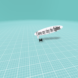 Tiny Me Got A Tie Fighter