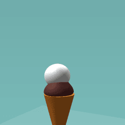 Two scope ice-cream