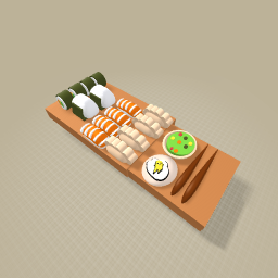 Sushi platter