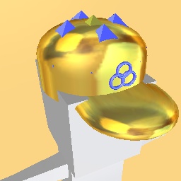 Golden hat