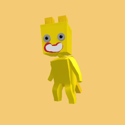 Gold cartoon cat