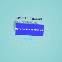 Special thanks