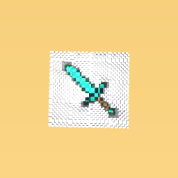 Minecraft diamond sword