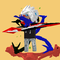 Blue and White and red coolboy