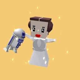 Princess Leia & R2D2 from Star Wars