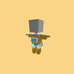 Minecraft crystal and gold suit
