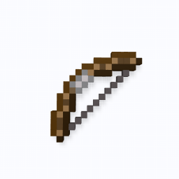 Minecraft bow and arrow