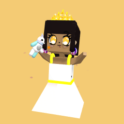 cute white and golden girl