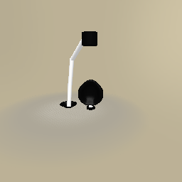 Lamp and egg chair!