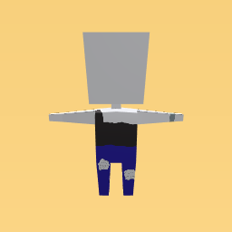 Riped gens with crop top