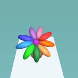 the rainbow flower