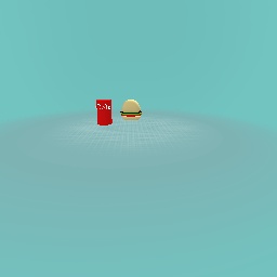 Cola and Ham burger