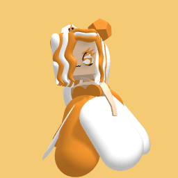 White orange girl