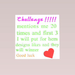 Challenge!!!!!!