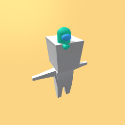 The teal among us character