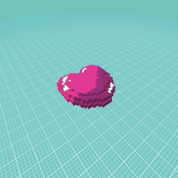 3d Pixel Heart