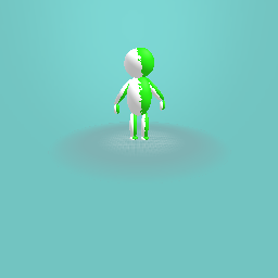 Glitched figure