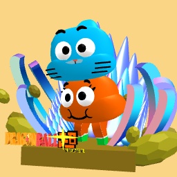 Super sayan Gumball y Darwin