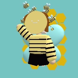 Me as a bee child not (credit to LilyCatClever AND .Corgii.)